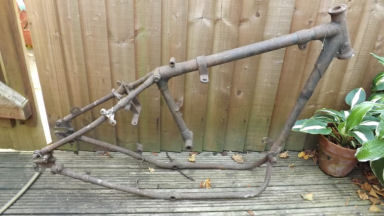 Royal Enfield model G CO rigid frame